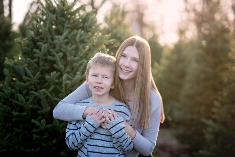 Ottawa Family Photographer | At the Tree Farm with T and the kids