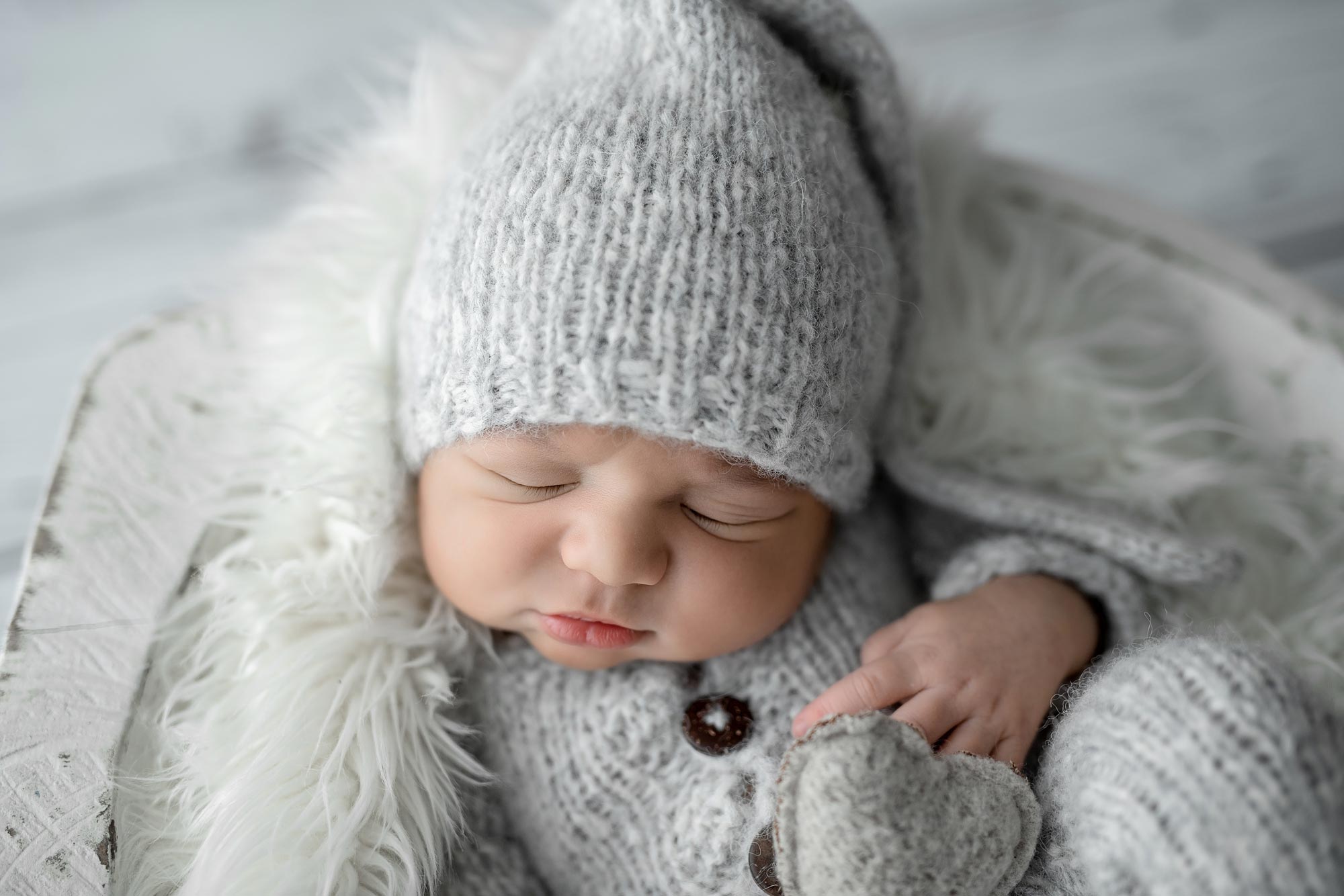 ottawa newborn photographer closeup baby
